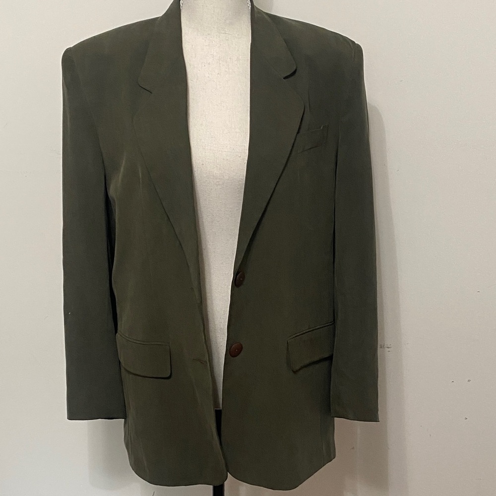 Votre Nom Olive Green Blazer